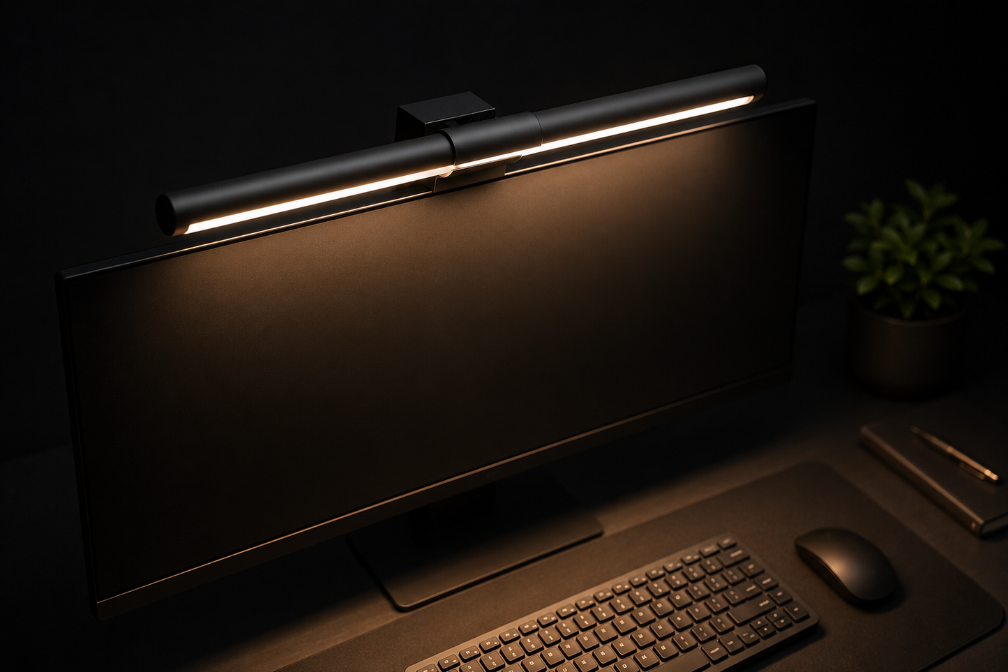 33cm 50cm Bar LED Desk Lamp USB PC Computer Monitor Screen Light Dimmable 3 Colors Hanging Table Lamp for Reading Study Work